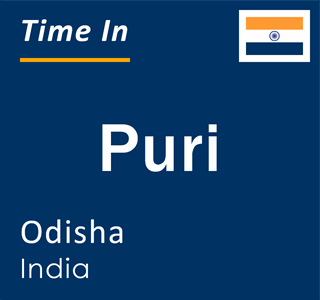 Current local time in Puri, Odisha, India