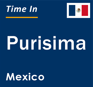 Current local time in Purisima, Mexico