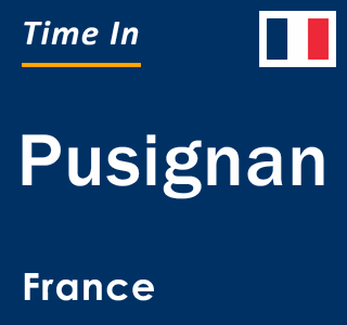 Current local time in Pusignan, France