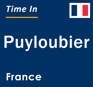 Current local time in Puyloubier, France