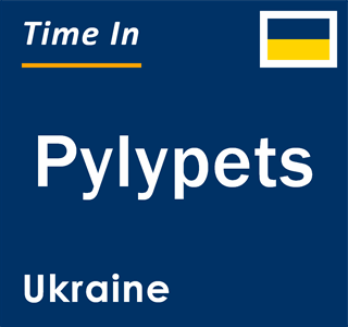 Current local time in Pylypets, Ukraine