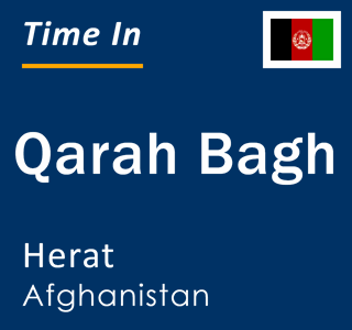 Current local time in Qarah Bagh, Herat, Afghanistan