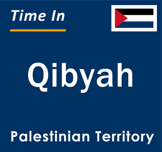 Current local time in Qibyah, Palestinian Territory