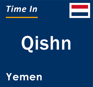 Current local time in Qishn, Yemen