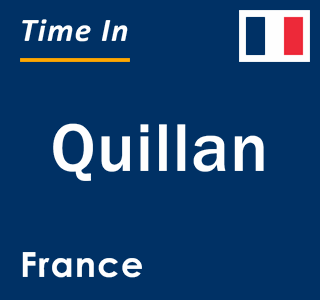 Current local time in Quillan, France