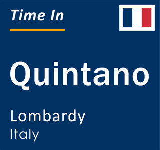 Current local time in Quintano, Lombardy, Italy