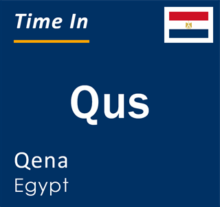 Current local time in Qus, Qena, Egypt