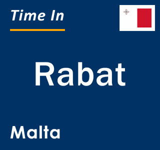 Current local time in Rabat, Malta