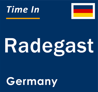 Current local time in Radegast, Germany