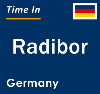 Current local time in Radibor, Germany