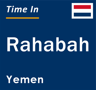 Current local time in Rahabah, Yemen