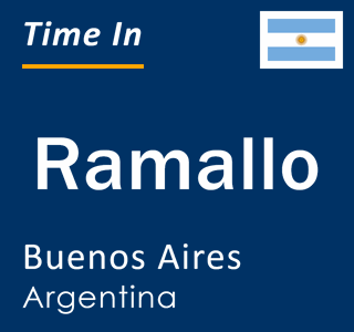 Current local time in Ramallo, Buenos Aires, Argentina