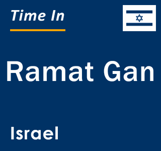 Current local time in Ramat Gan, Israel