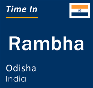 Current local time in Rambha, Odisha, India