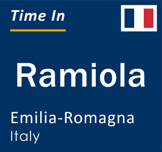 Current local time in Ramiola, Emilia-Romagna, Italy