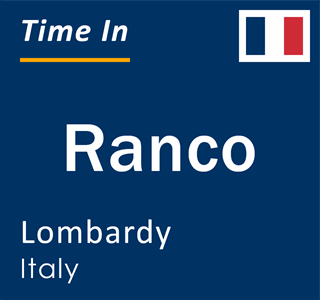 Current local time in Ranco, Lombardy, Italy