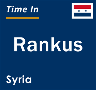 Current local time in Rankus, Syria