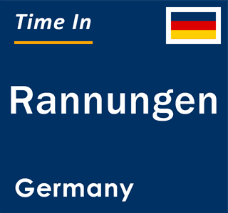 Current local time in Rannungen, Germany