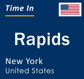 Current local time in Rapids, New York, United States