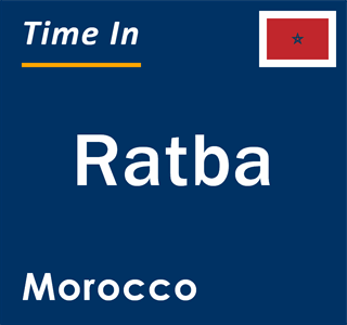 Current local time in Ratba, Morocco