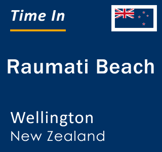 Current local time in Raumati Beach, Wellington, New Zealand