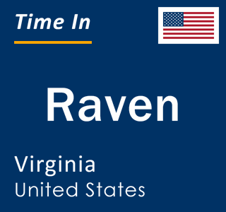 Current local time in Raven, Virginia, United States