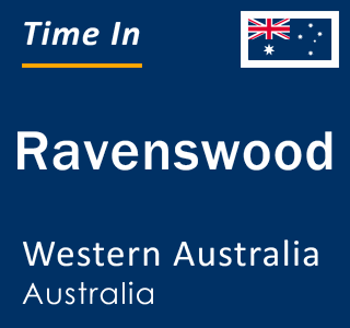 Current local time in Ravenswood, Western Australia, Australia