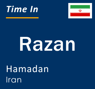 Current local time in Razan, Hamadan, Iran