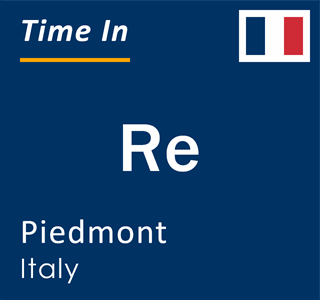 Current local time in Re, Piedmont, Italy