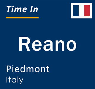 Current local time in Reano, Piedmont, Italy