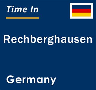 Current local time in Rechberghausen, Germany