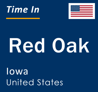 Current local time in Red Oak, Iowa, United States