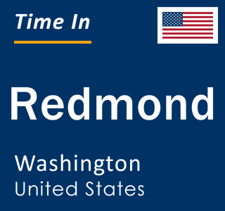 Current local time in Redmond, Washington, United States