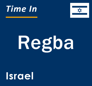 Current local time in Regba, Israel