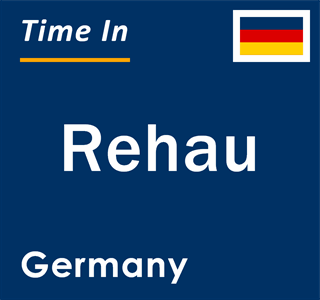 Current local time in Rehau, Germany