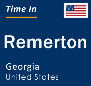 Current local time in Remerton, Georgia, United States