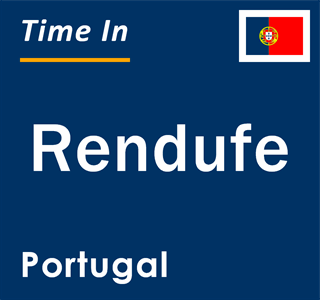 Current local time in Rendufe, Portugal