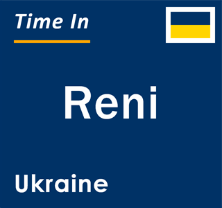 Current local time in Reni, Ukraine