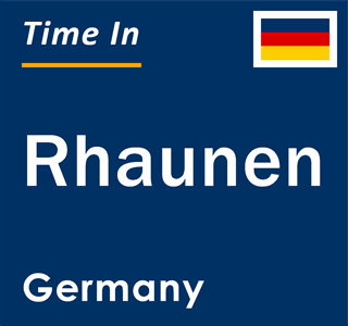 Current local time in Rhaunen, Germany