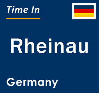 Current local time in Rheinau, Germany