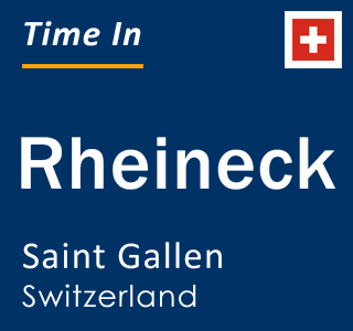 Current local time in Rheineck, Saint Gallen, Switzerland