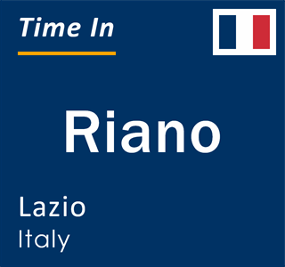 Current local time in Riano, Lazio, Italy