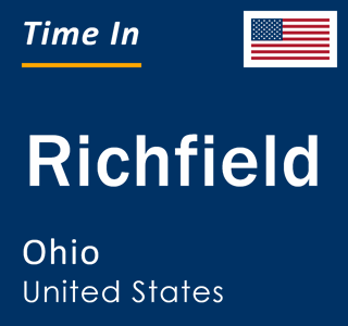 Current local time in Richfield, Ohio, United States