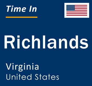 Current local time in Richlands, Virginia, United States