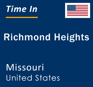 Current local time in Richmond Heights, Missouri, United States