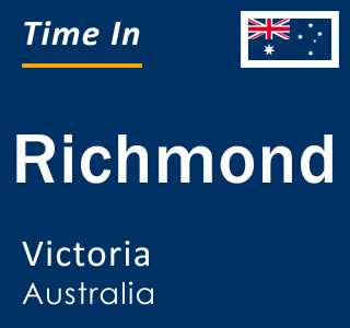 Current local time in Richmond, Victoria, Australia