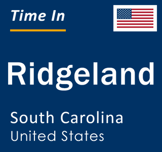 Current local time in Ridgeland, South Carolina, United States