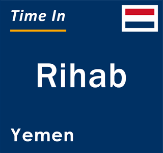 Current local time in Rihab, Yemen