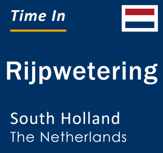 Current local time in Rijpwetering, South Holland, The Netherlands