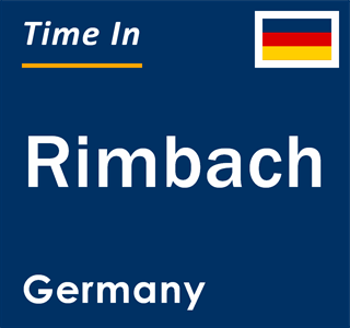 Current local time in Rimbach, Germany